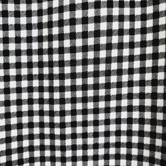 NYGARD | Buffalo Check Print Pull-On Ankle Crop Comfy Stretch Pants B&W Sz 16 - Picture 6 of 12